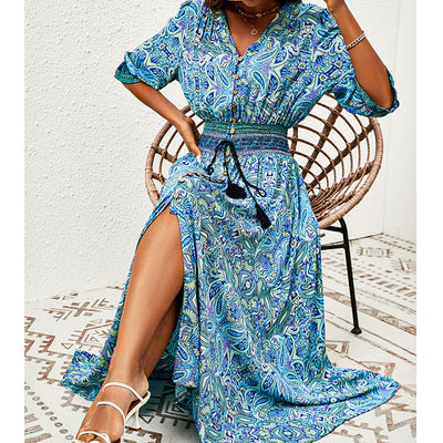 Josiane | Robe Maxi Breeze en Grès
