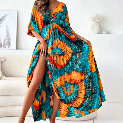Robe Maxi Sunset Swirl