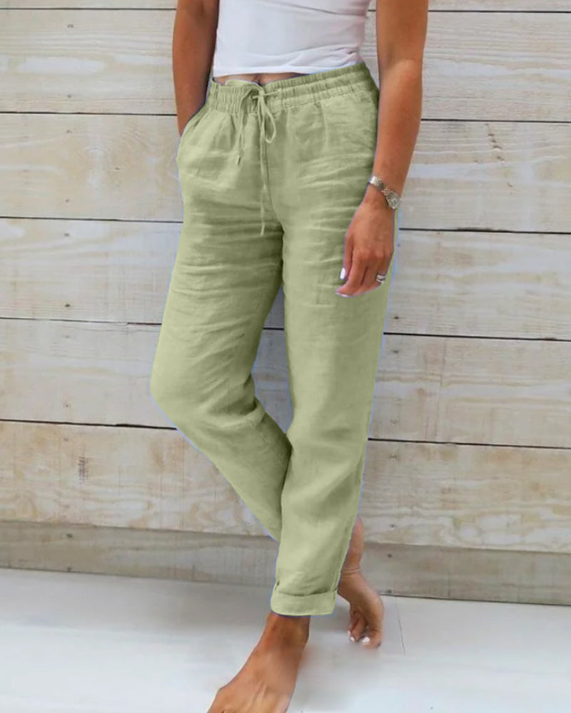 Susan | Pantalons Légers Élastiques
