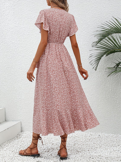 Janine | Robe Florale Petite Élégante