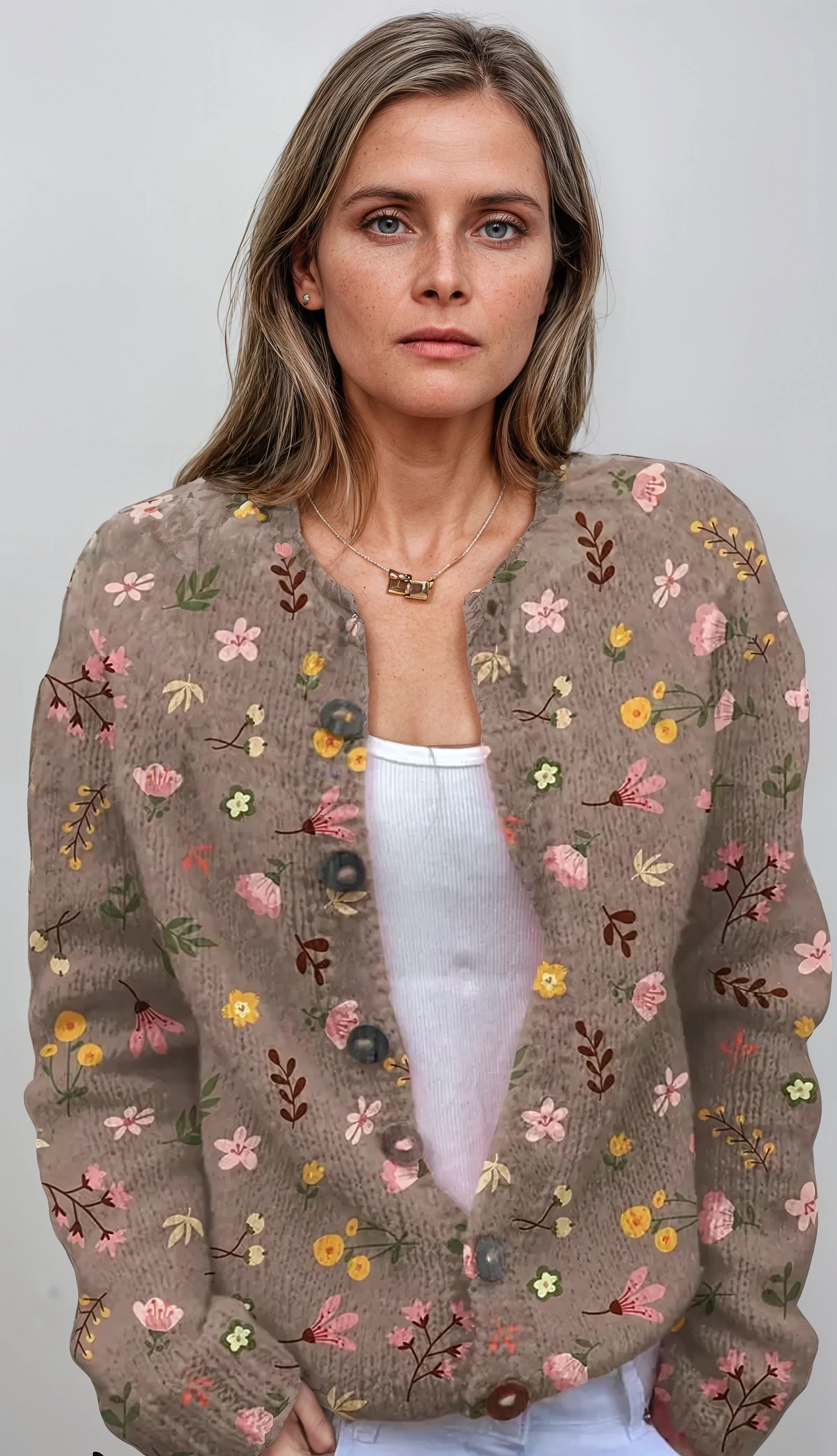 Daisy | Gilet fleuri