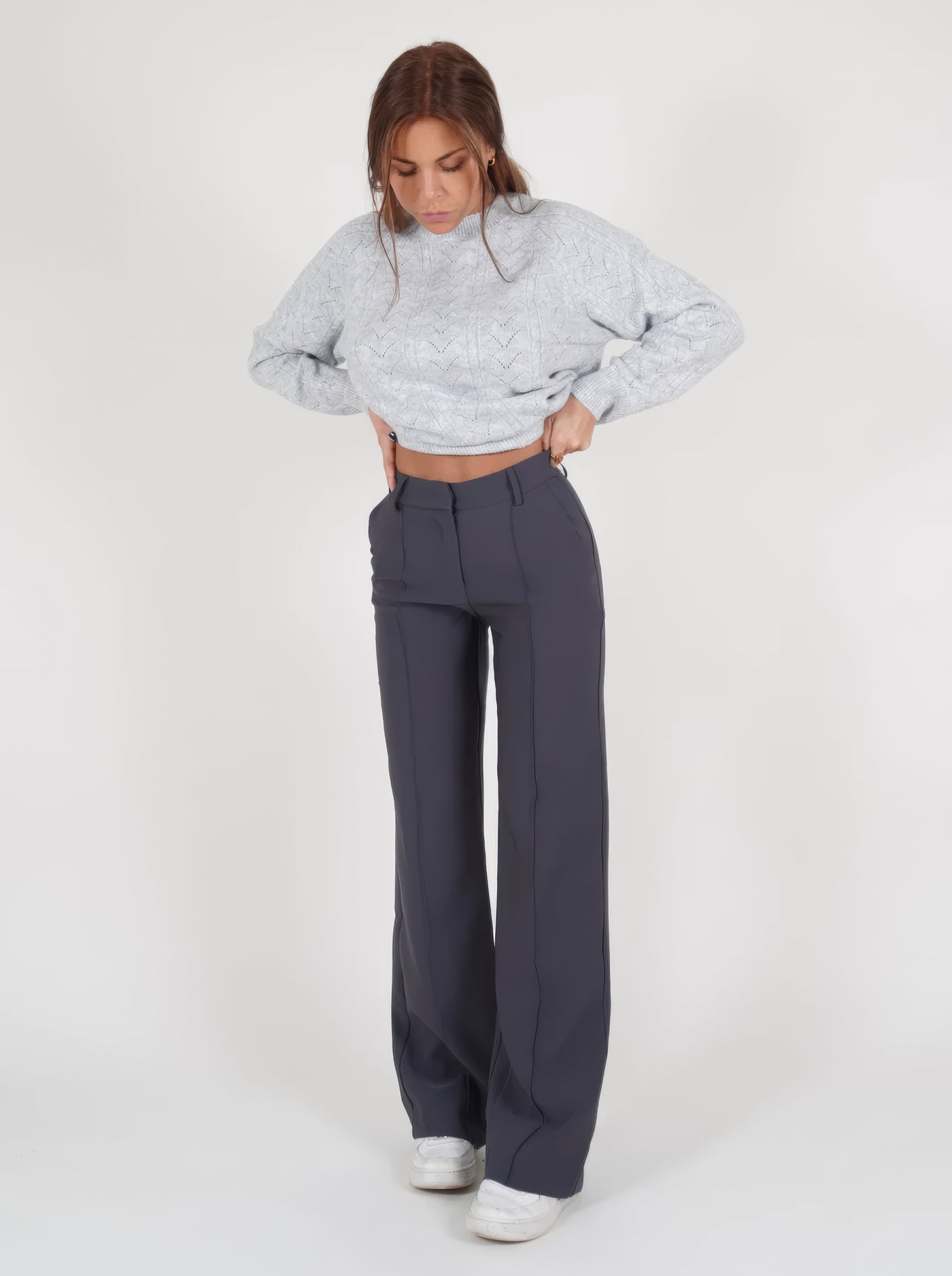 Lena | Pantalon Large Décontracté