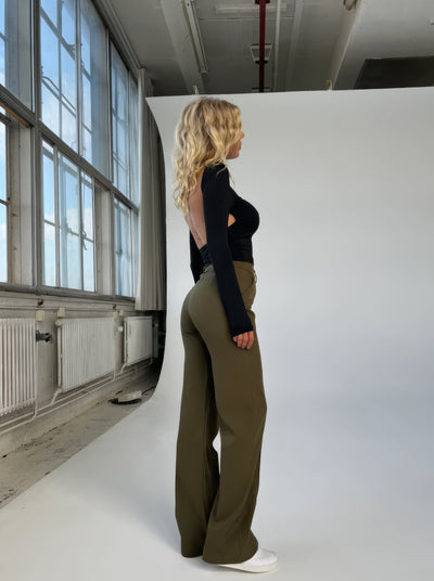 Lena | Pantalon Large Décontracté
