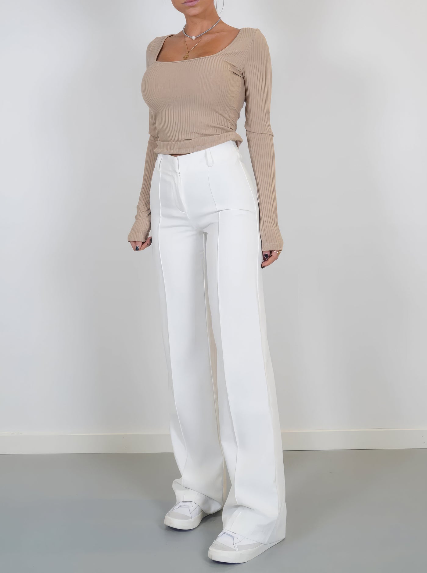 Lena | Pantalon Large Décontracté
