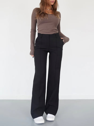 Lena | Pantalon Large Décontracté