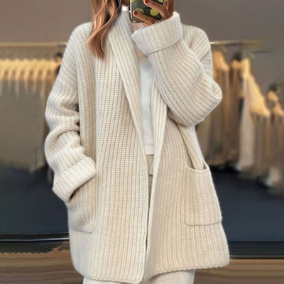 Iza | Cardigan Luxueux à Col