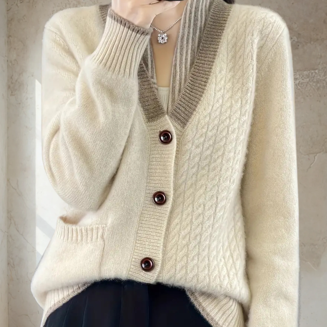 Manon | Cardigan Élégant & Chaleur Naturelle
