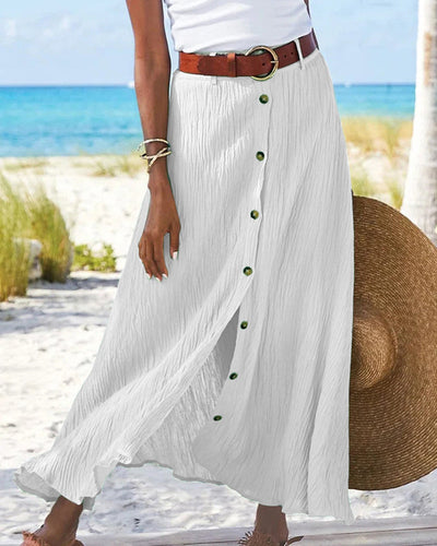 Syndy™ | Jupe Boutonnée Flottante