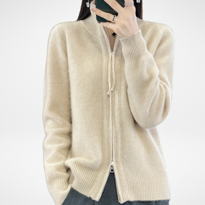 Giovana | Cardigan Maille Zippée