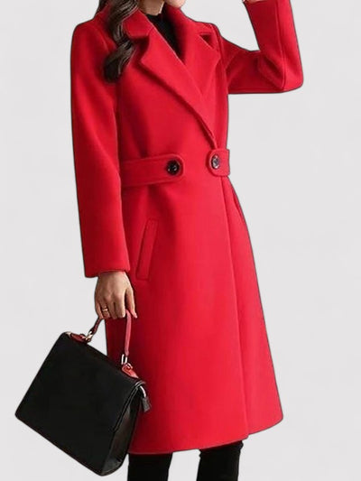 Elise | Manteau d'hiver ceinturé en laine