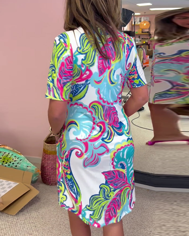 Sofia™ | Robe élégante avec imprimé