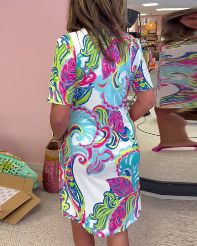 Sofia™ | Robe élégante avec imprimé