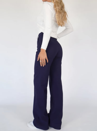 Lena | Pantalon Large Décontracté