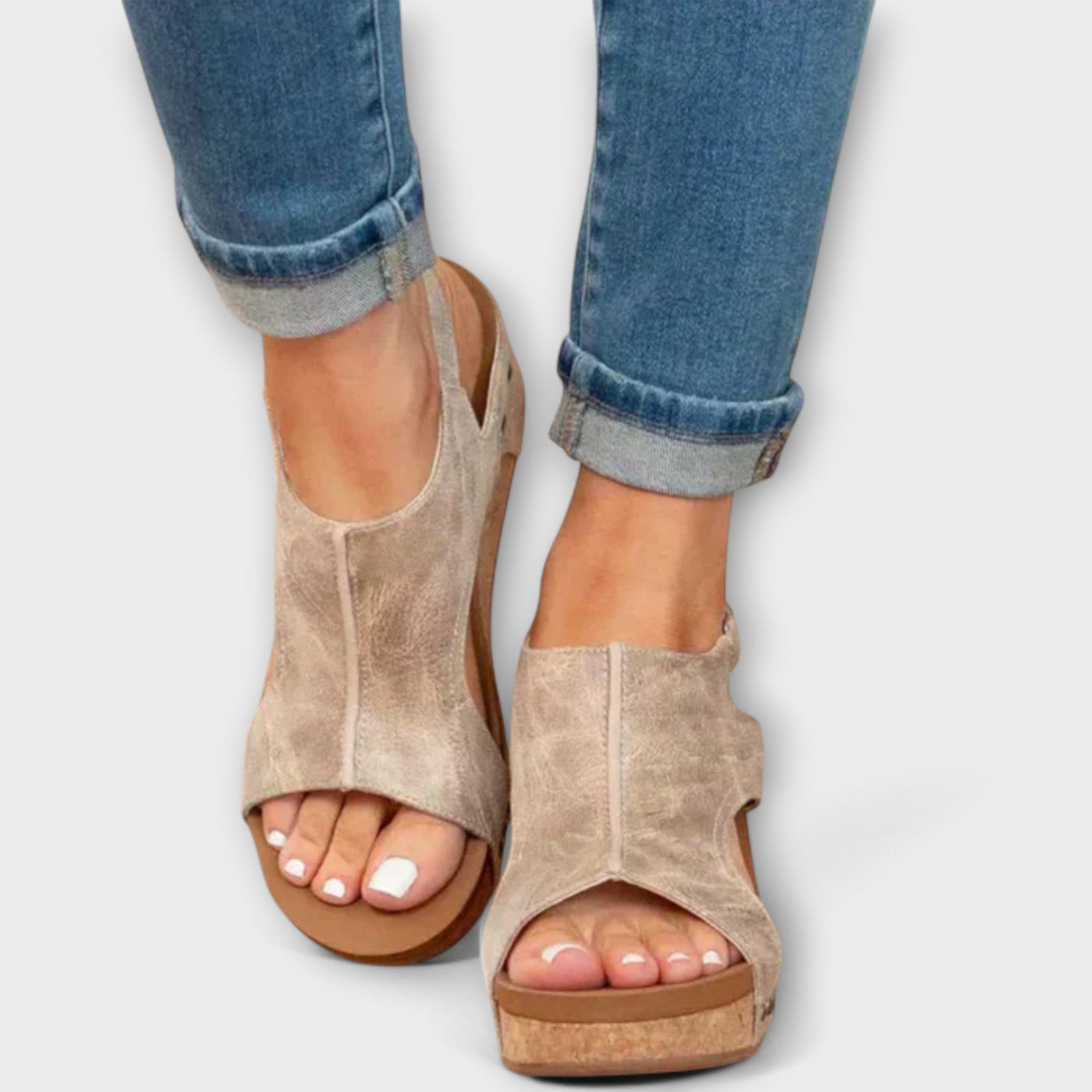 Lina - Chaussures Orthopédiques à Talons Compensés