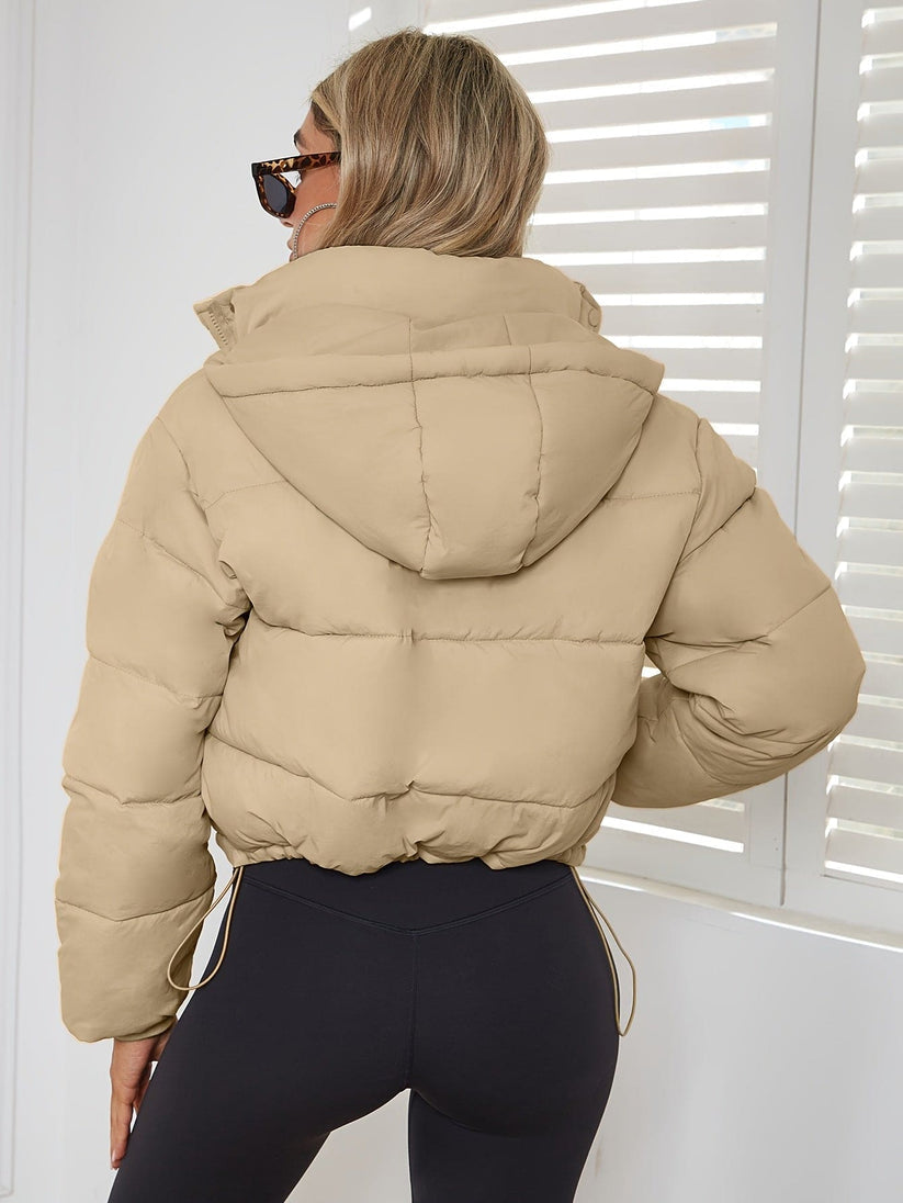 Nylora | Manteau Matelassé avec Cordon de Serrage