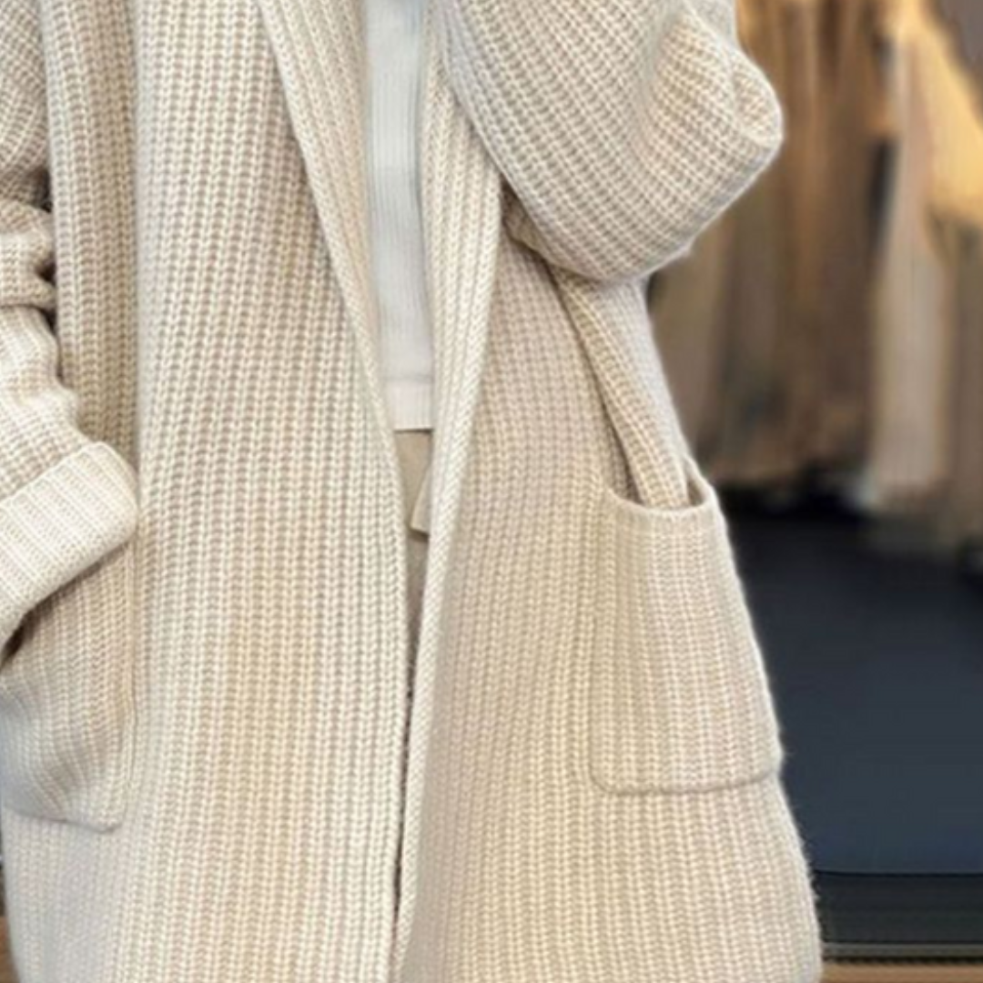 Iza | Cardigan Luxueux à Col