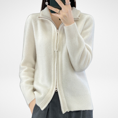 Giovana | Cardigan Maille Zippée