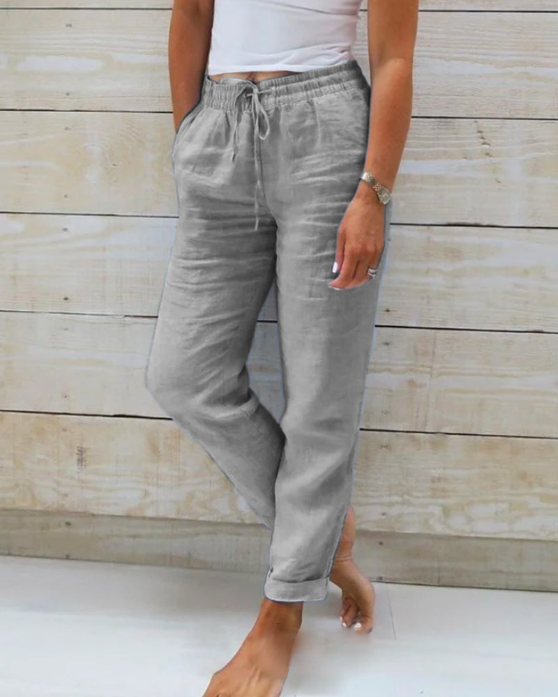 Susan | Pantalons Légers Élastiques