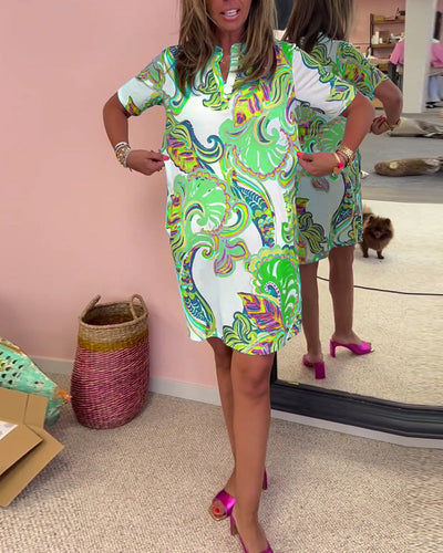 Sofia™ | Robe élégante avec imprimé