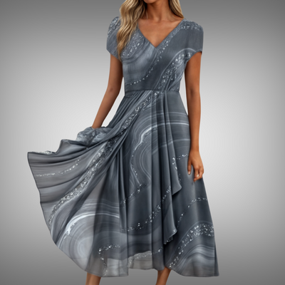 Sofia® | Robe midi avec décolleté en V