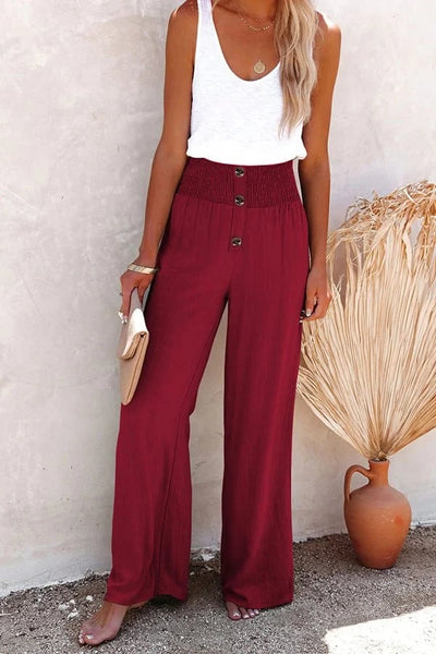 Riana™ | Pantalon Taille Haute Détendu
