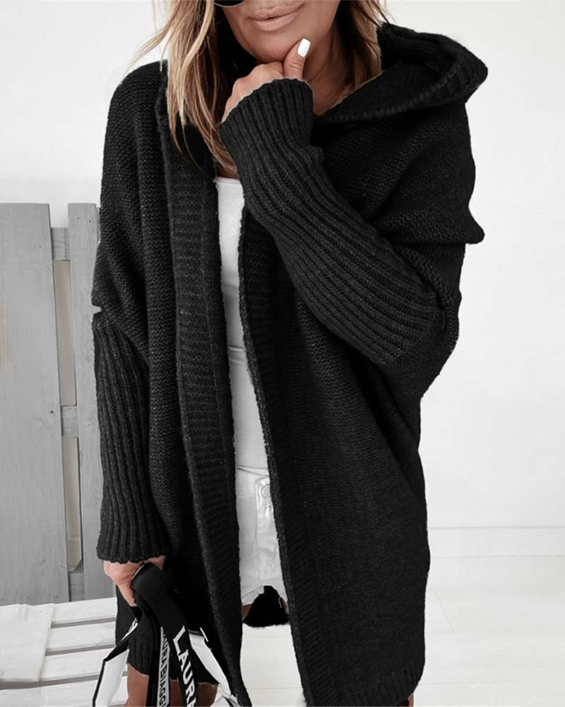 Claudine | Cardigan Long à Capuche