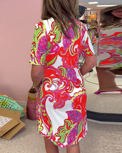 Sofia™ | Robe élégante avec imprimé