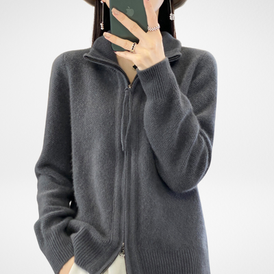 Giovana | Cardigan Maille Zippée
