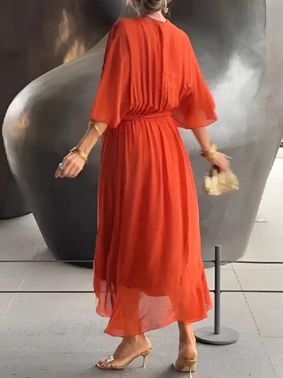 Sofia™  | Robe Midi Wrap Intemporelle