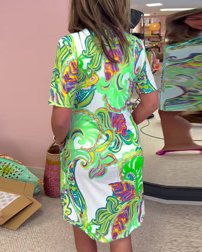 Sofia™ | Robe élégante avec imprimé