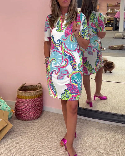 Sofia™ | Robe élégante avec imprimé