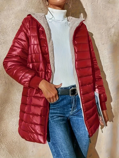 Michèle | Manteau Long Imperméable et Élégant