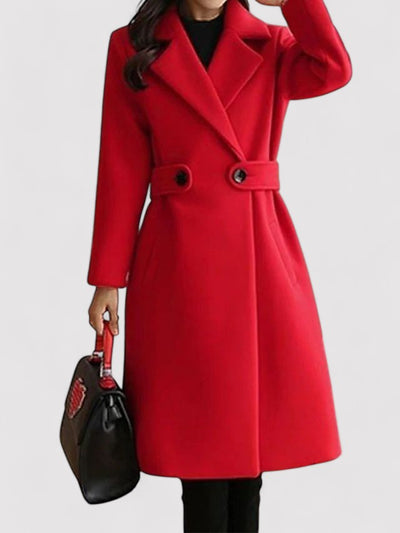 Elise | Manteau d'hiver ceinturé en laine