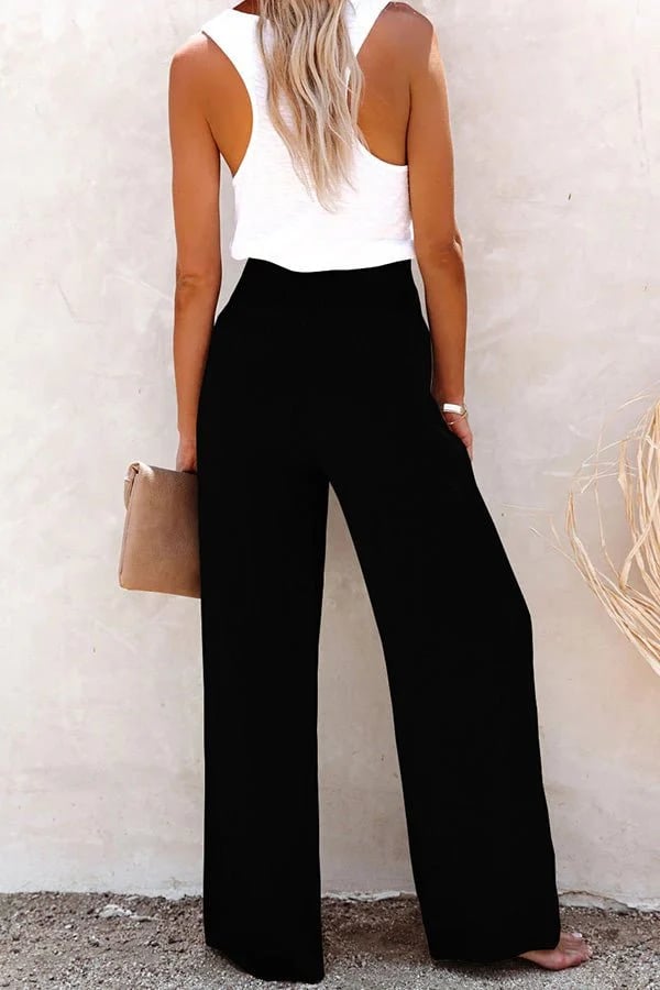 Riana™ | Pantalon Taille Haute Détendu