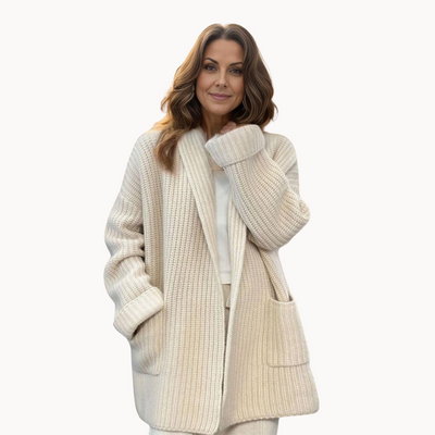 Iza | Cardigan Luxueux à Col