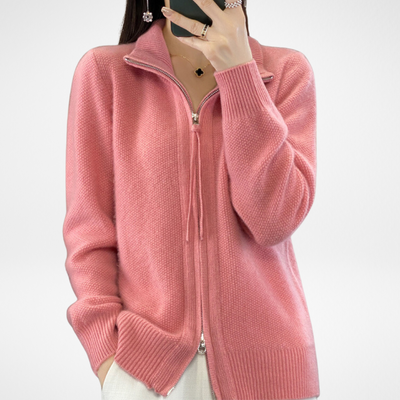 Giovana | Cardigan Maille Zippée