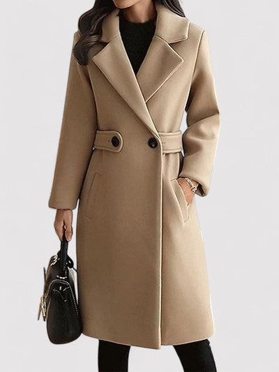 Elise | Manteau d'hiver ceinturé en laine