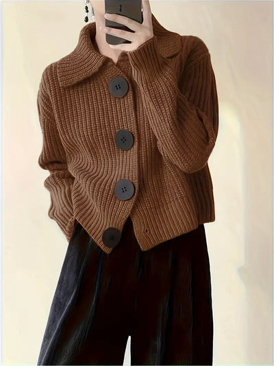 Sophie | Cardigan en maille côtelée