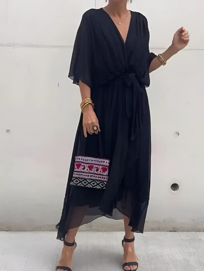 Sofia™  | Robe Midi Wrap Intemporelle