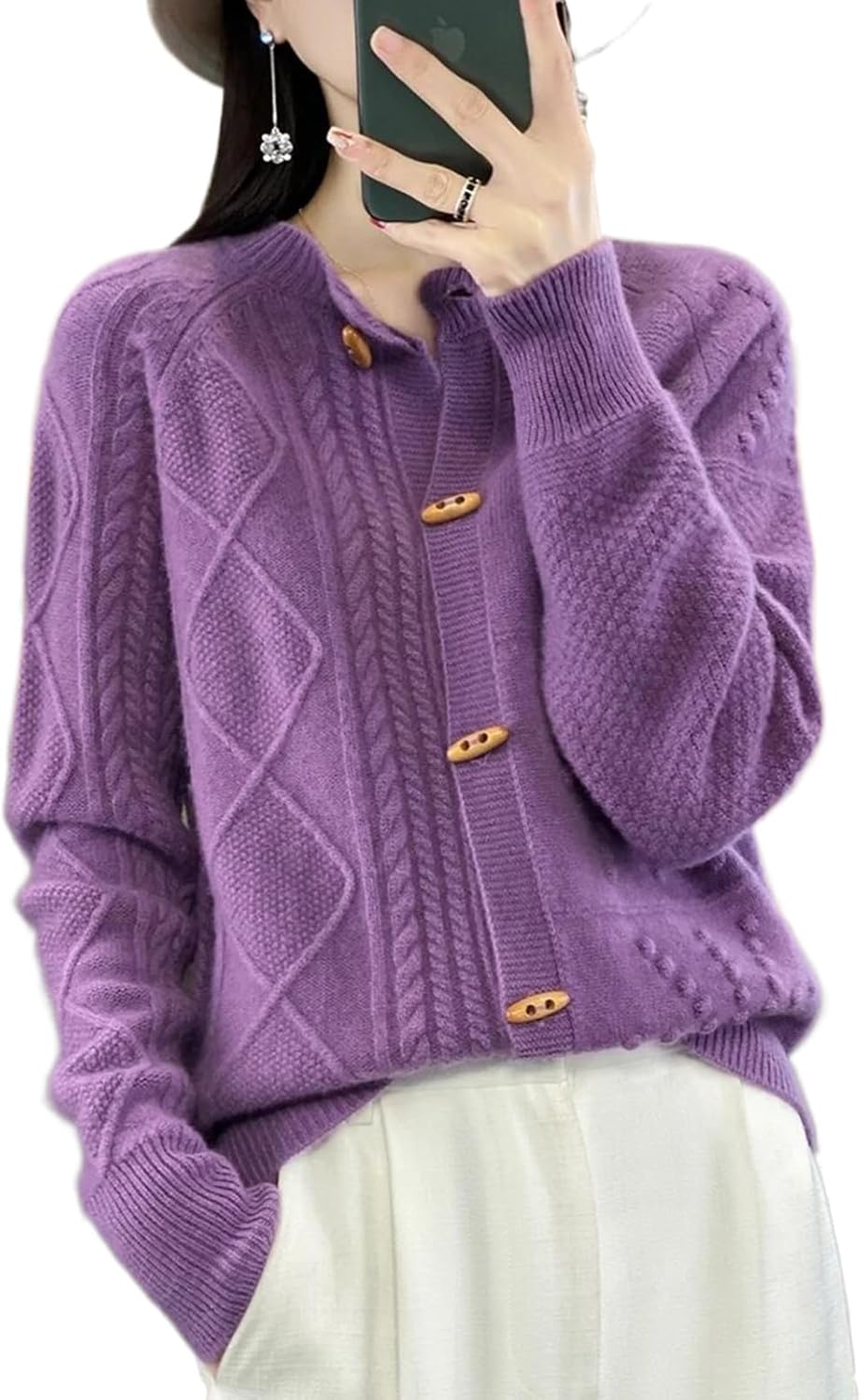 Wendy | Cardigan à Col Rond