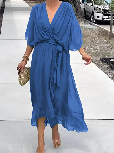 Sofia™  | Robe Midi Wrap Intemporelle