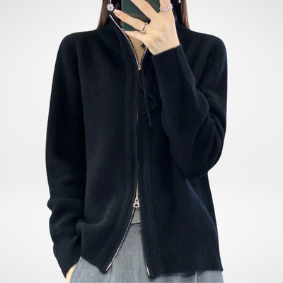 Giovana | Cardigan Maille Zippée