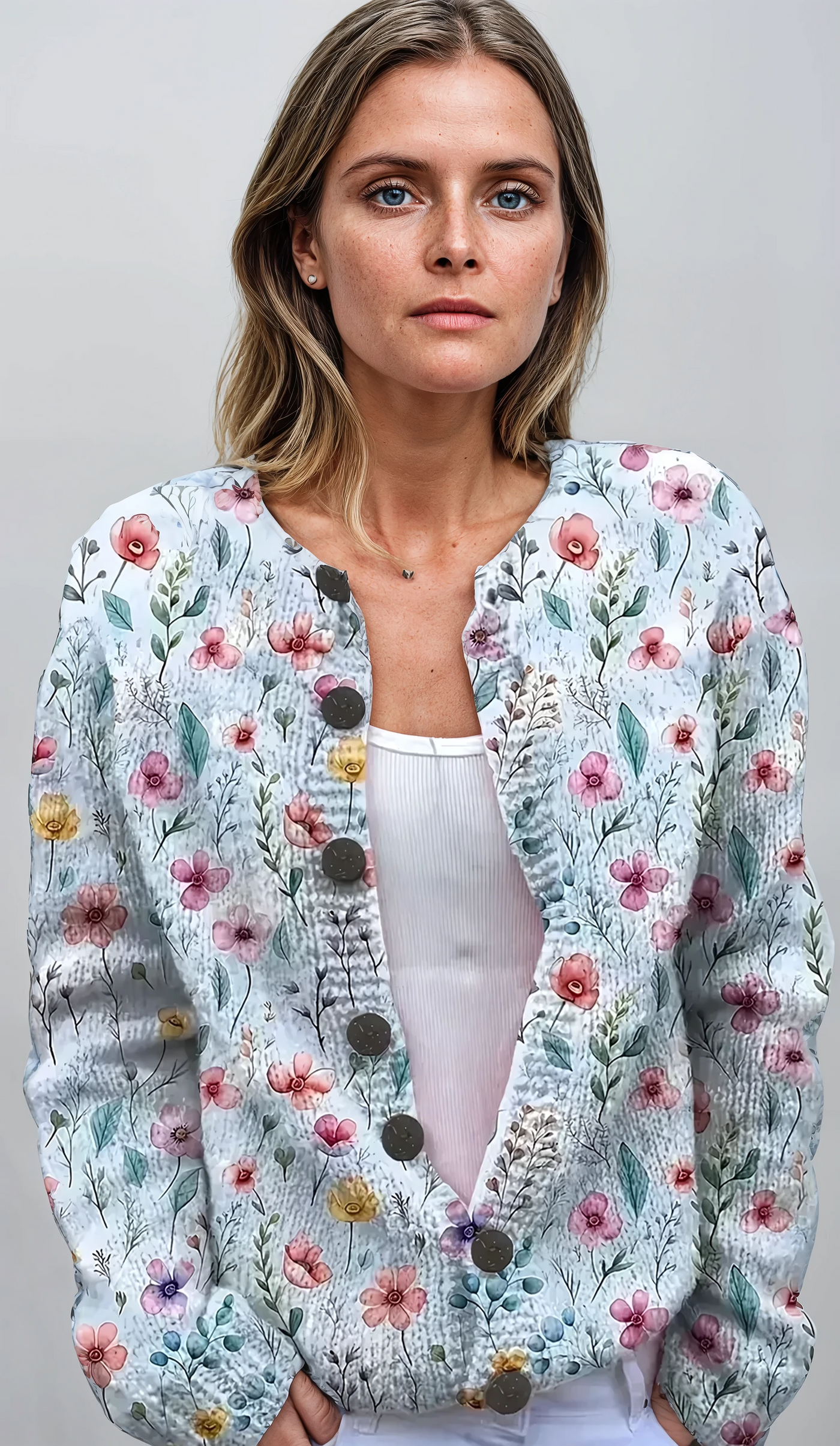 Daisy | Gilet fleuri