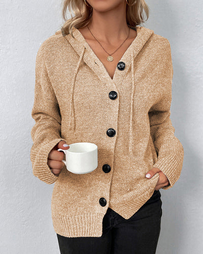 Muriel | Cardigan à Capuche Lacet