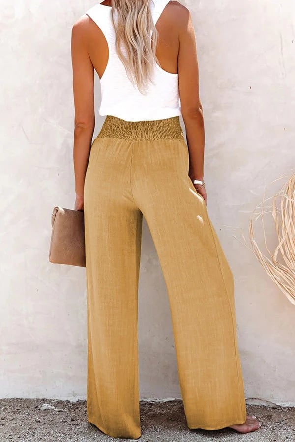 Riana™ | Pantalon Taille Haute Détendu