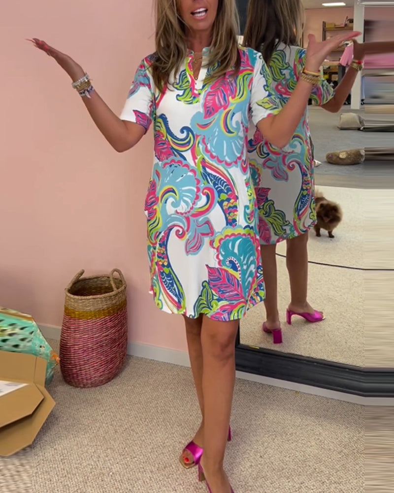 Sofia™ | Robe élégante avec imprimé