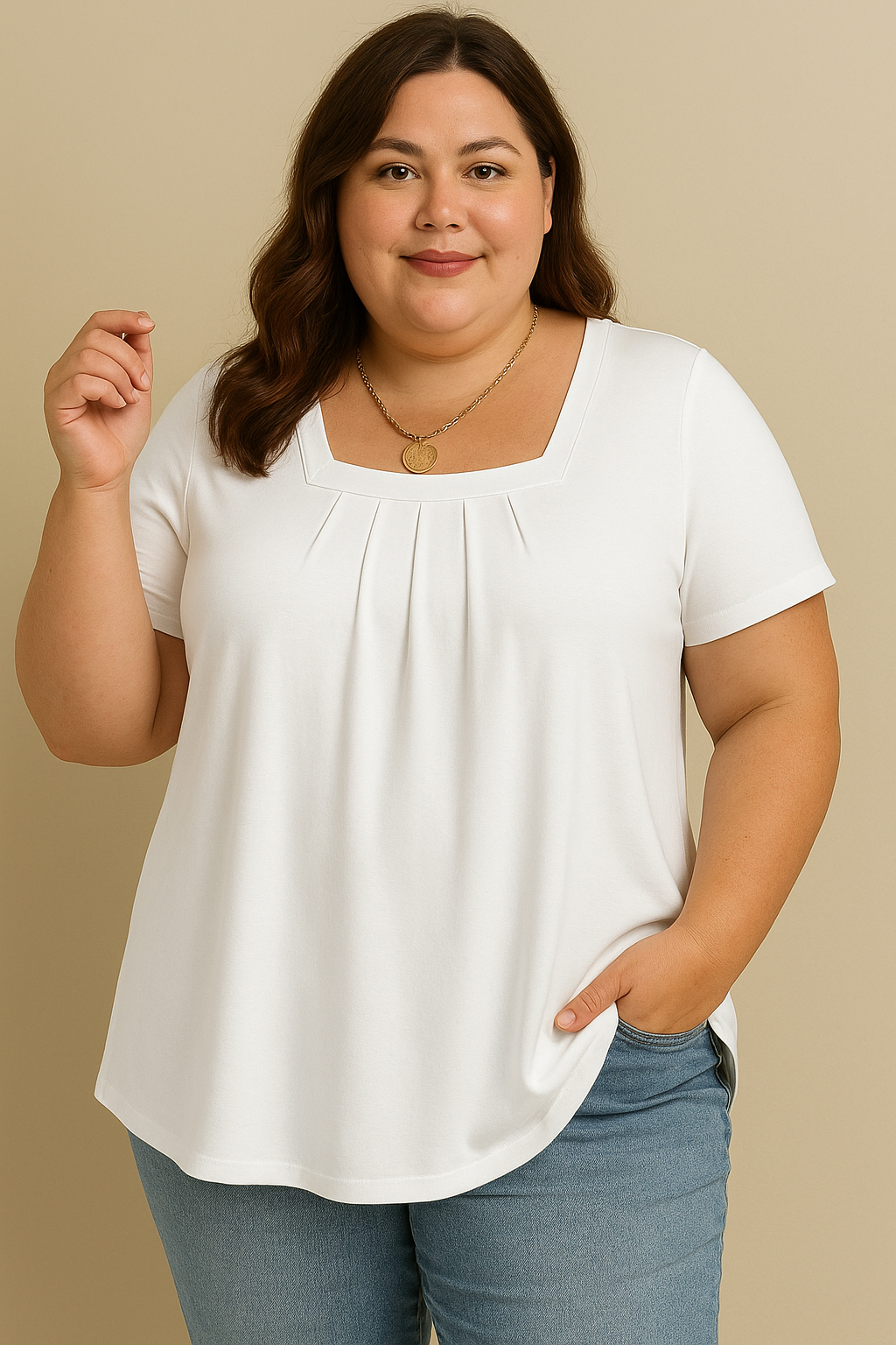 Mindy | Blouse Plissée Élégante