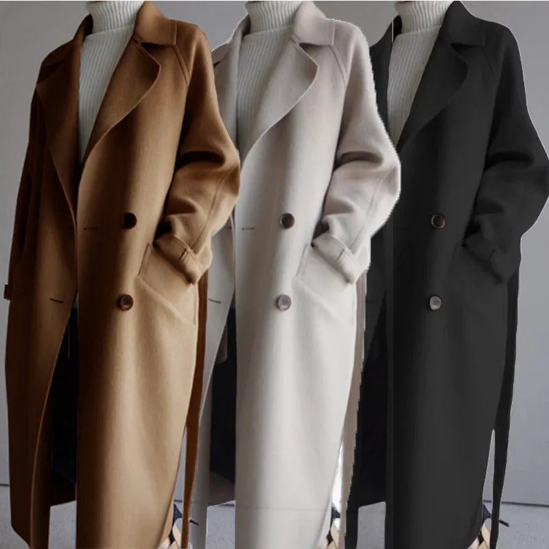 Nicky | Manteau Trench en Cachemire