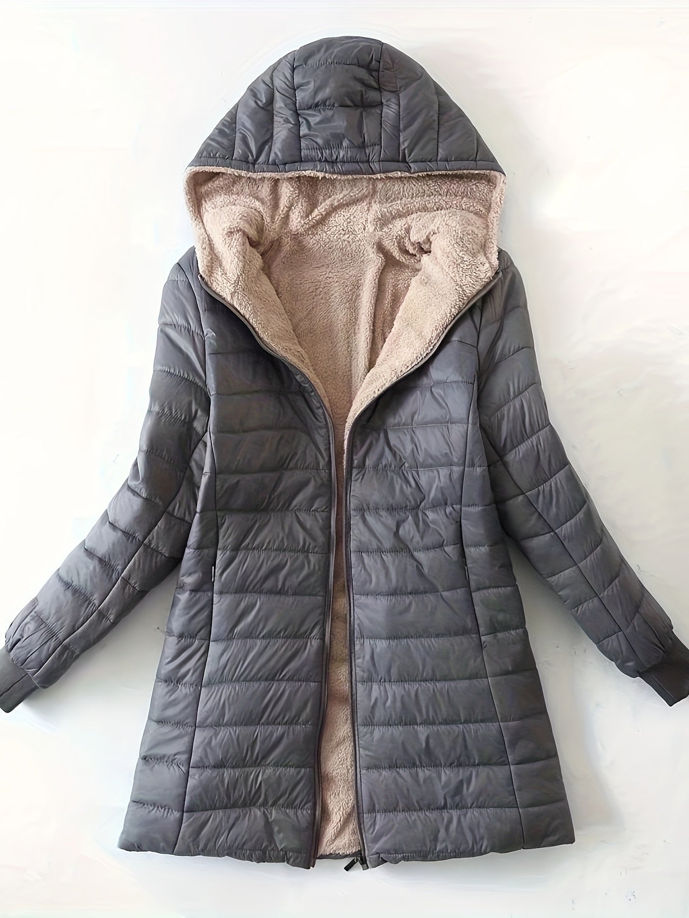 Michèle | Manteau Long Imperméable et Élégant