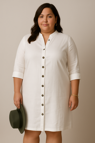 Amalia | Robe avec fermeture à boutons